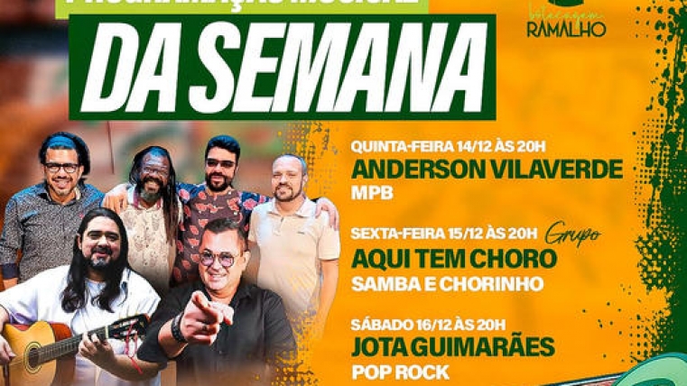 Programação Musical no Botecagem Ramalho.